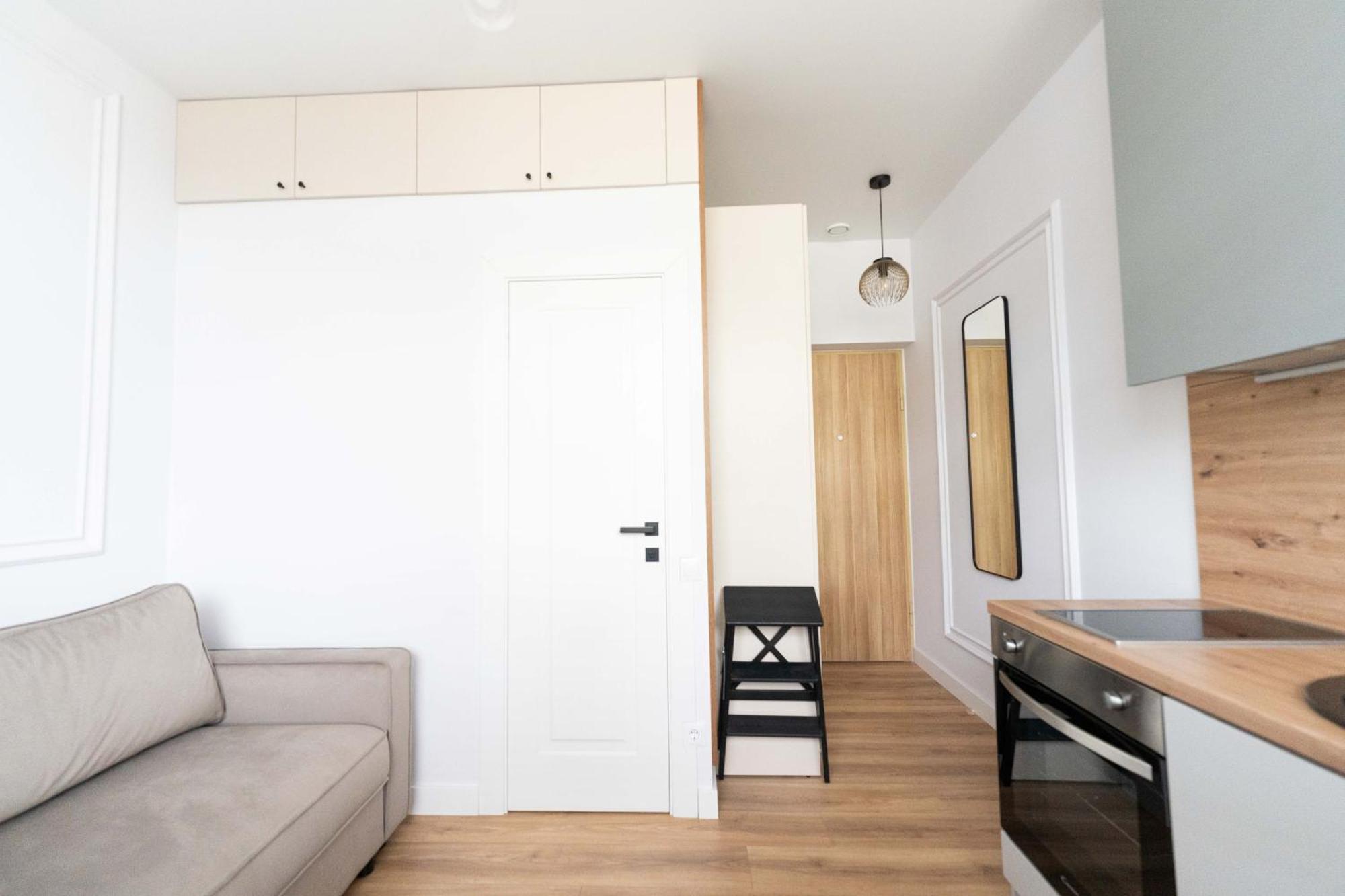 Cozy And Light Studio Apartment Near City Center Vilnius Exterior foto